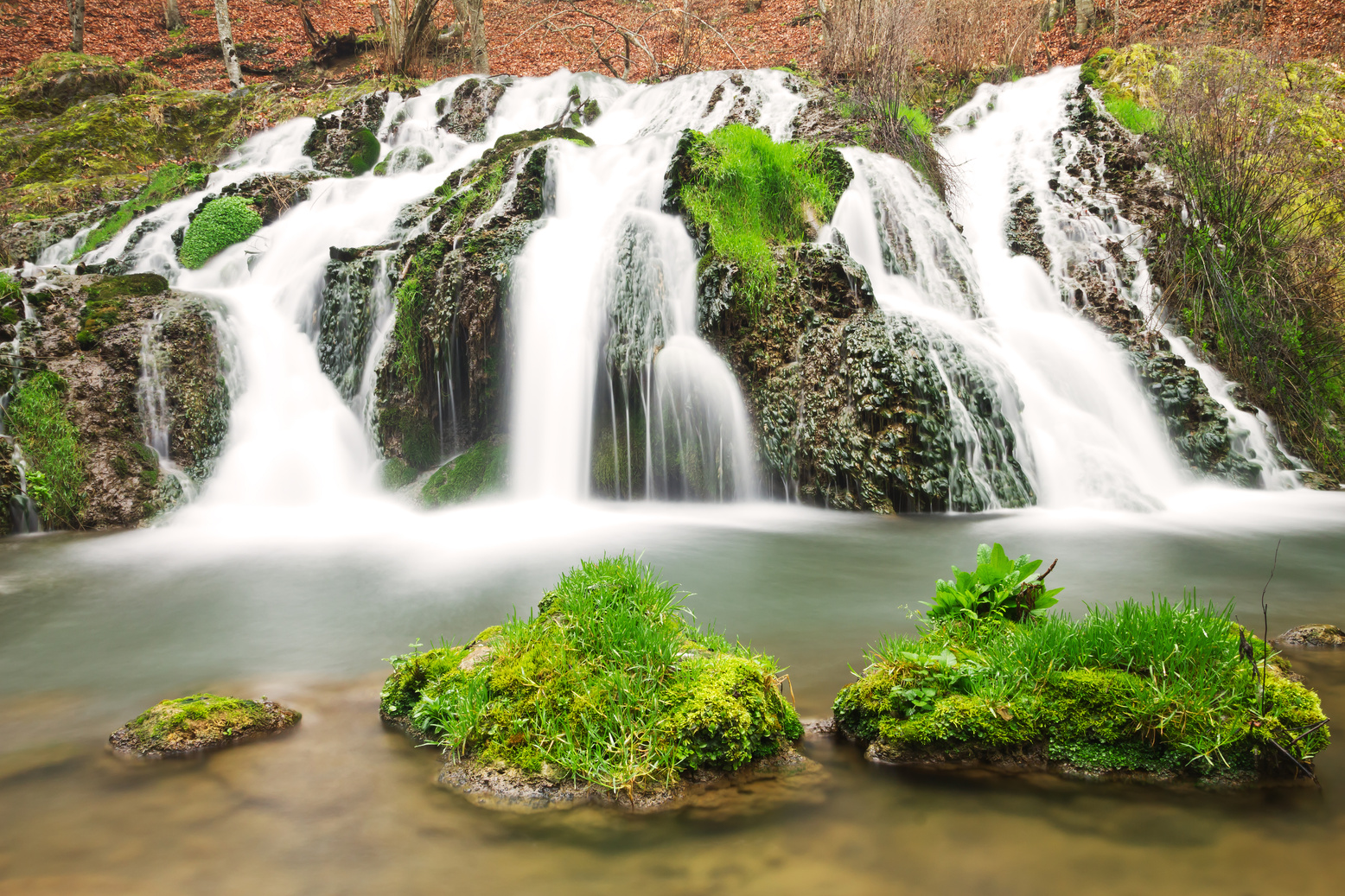 Fast Moving Waterfall